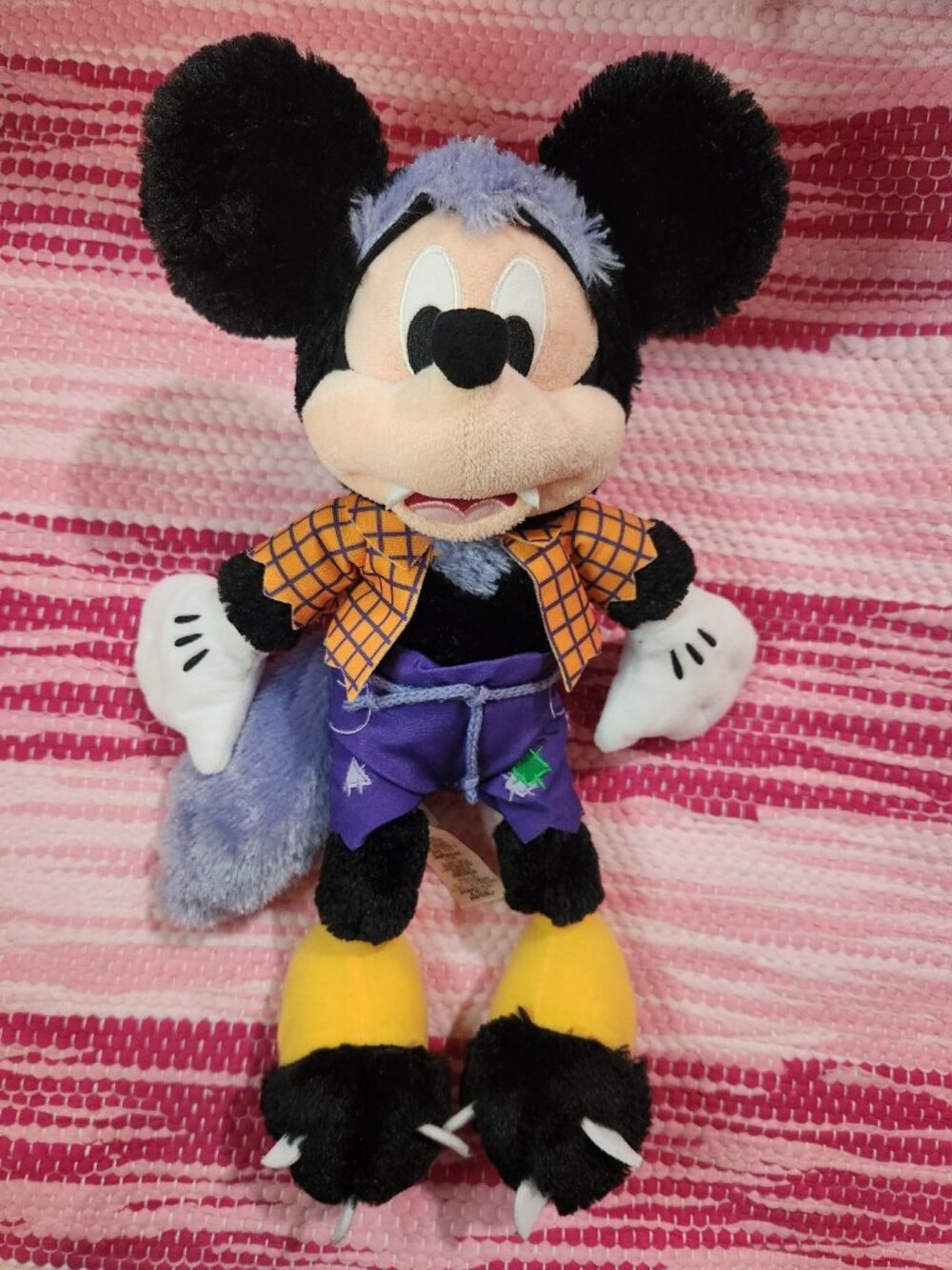 Disney Store Halloween 2019 Werewolf Mickey Mouse Plush